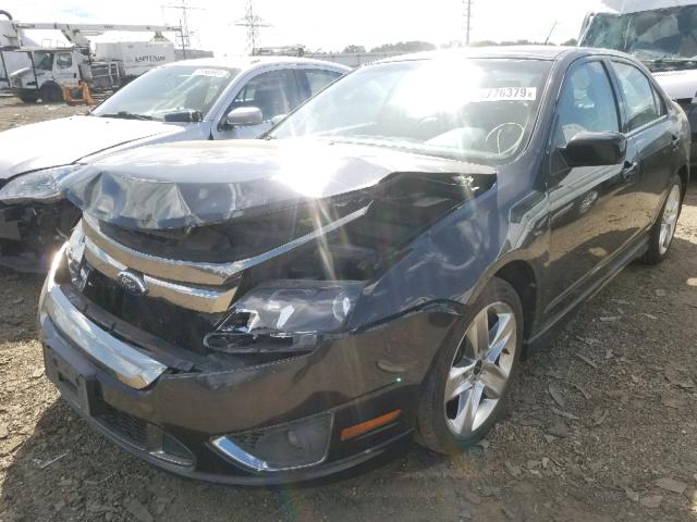 3FAHP0KC7BR147494 - 2011 FORD FUSION SPO BLACK photo 2