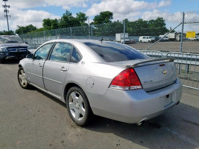 2G1WD58CX69104206 - 2006 CHEVROLET IMPALA SUP 银色 照片 3