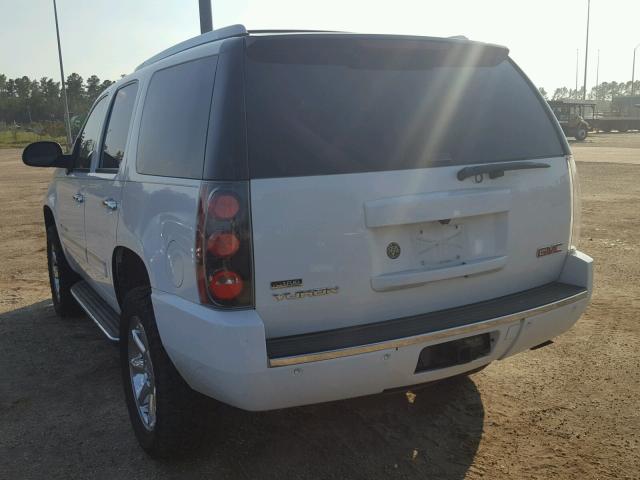 1GKFK032X9J100443 - 2009 GMC YUKON DENA WHITE photo 3