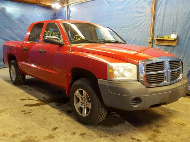 1D7HW28P37S259584 - 2007 DODGE DAKOTA QUA RED photo 1