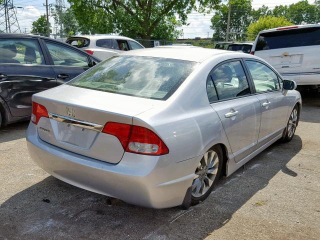 19XFA1F94BE030955 - 2011 HONDA CIVIC EXL 银色 照片 4