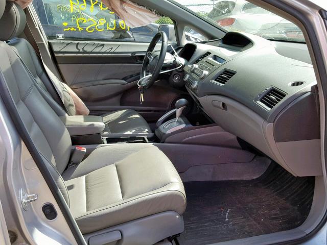 19XFA1F94BE030955 - 2011 HONDA CIVIC EXL 银色 照片 5