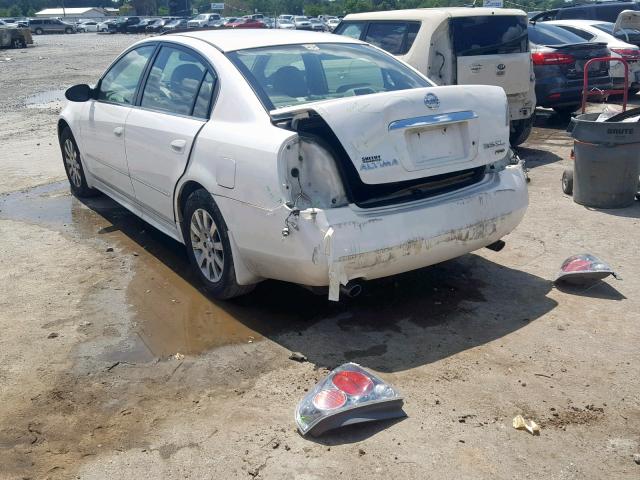 1N4BL11E55C360523 - 2005 NISSAN ALTIMA SE WHITE photo 3