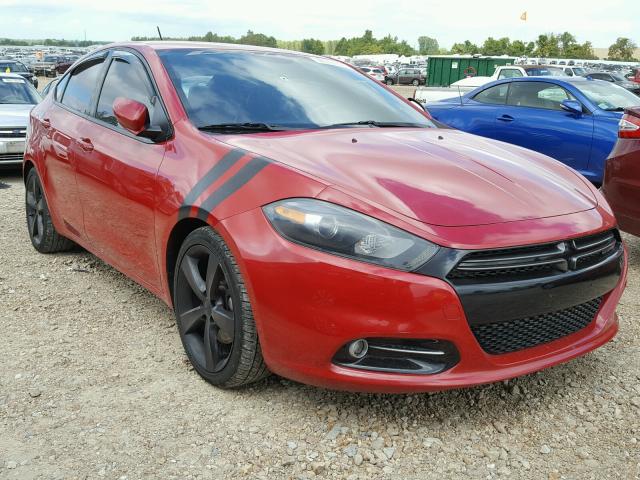 1C3CDFCB6DD329869 - 2013 DODGE DART LIMIT RED photo 1