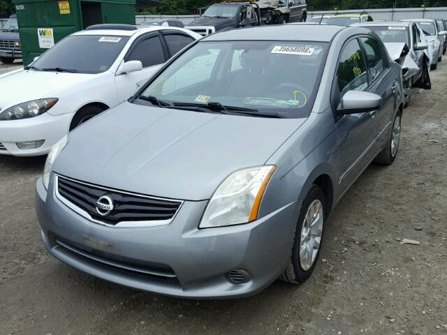 3N1AB6AP2BL657923 - 2011 NISSAN SENTRA 2.0 SILVER photo 2