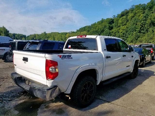 5TFDW5F13JX706255 - 2018 TOYOTA TUNDRA CRE WHITE photo 4