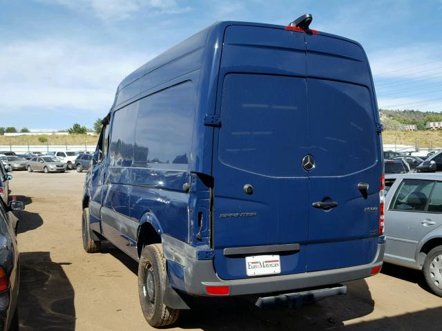 WD3FE7CD2JP615283 - 2018 MERCEDES-BENZ SPRINTER 2 BLUE photo 3