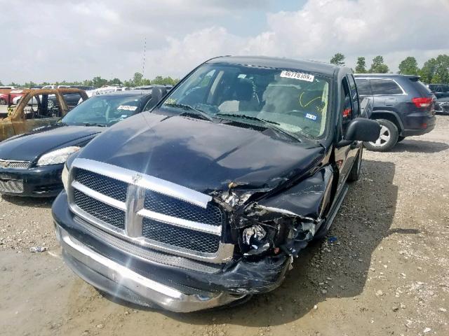 1D7HA18N83S179280 - 2003 DODGE RAM 1500 S BLACK photo 2