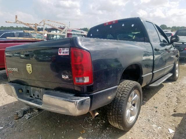 1D7HA18N83S179280 - 2003 DODGE RAM 1500 S BLACK photo 4