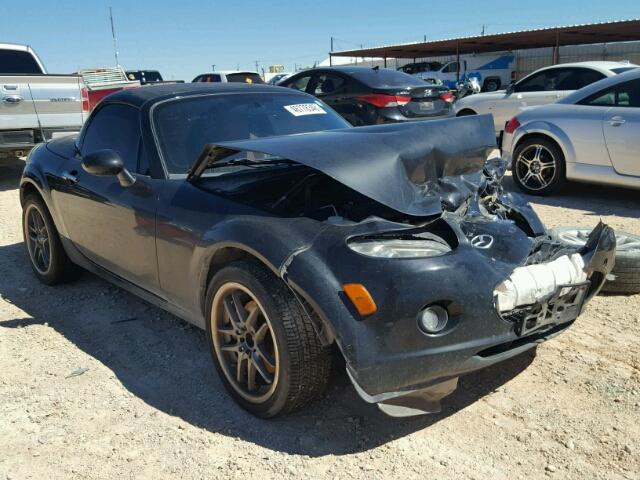 JM1NC26F780150512 - 2008 MAZDA MX-5 MIATA BLACK photo 1