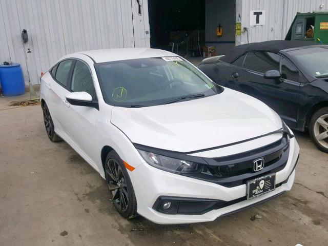 2HGFC2F86KH575181 - 2019 HONDA CIVIC SPOR WHITE photo 1