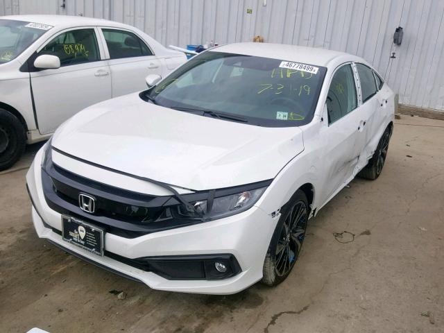 2HGFC2F86KH575181 - 2019 HONDA CIVIC SPOR WHITE photo 2