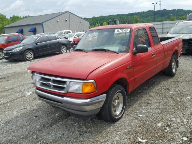 1FTCR14X4TPA03866 - 1996 FORD RANGER SUP RED photo 2