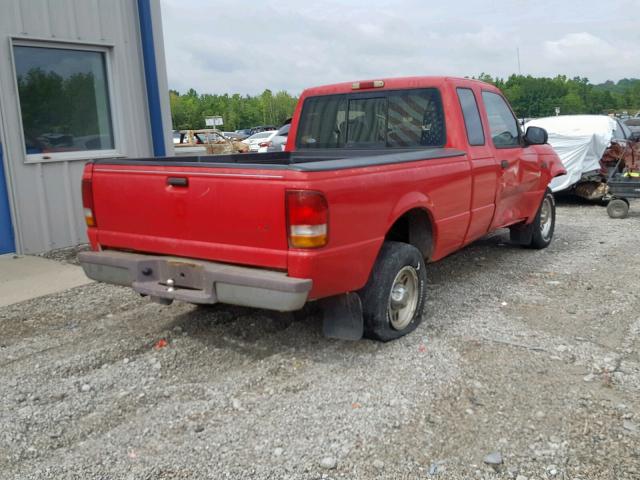 1FTCR14X4TPA03866 - 1996 FORD RANGER SUP RED photo 4