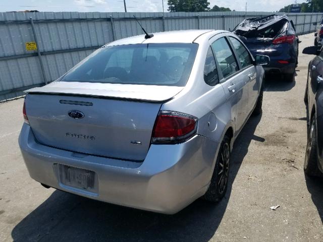 1FAHP3GN3AW114998 - 2010 FORD FOCUS SES SILVER photo 4