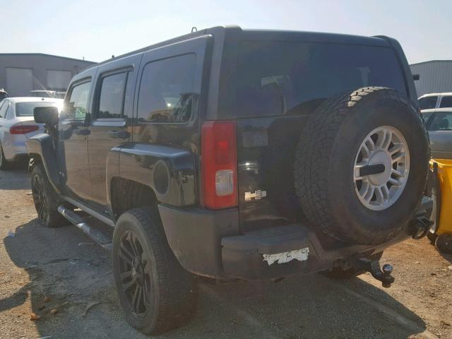 5GTDN136968142553 - 2006 HUMMER H3 BLACK photo 3