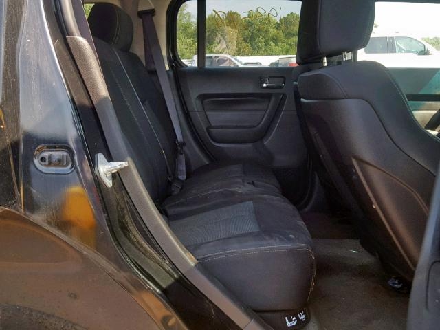 5GTDN136968142553 - 2006 HUMMER H3 BLACK photo 6