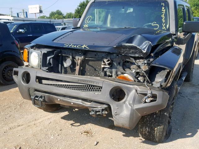 5GTDN136968142553 - 2006 HUMMER H3 BLACK photo 9