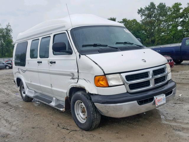 2B6HB11Y81K549084 - 2001 DODGE RAM VAN B1 WHITE photo 1