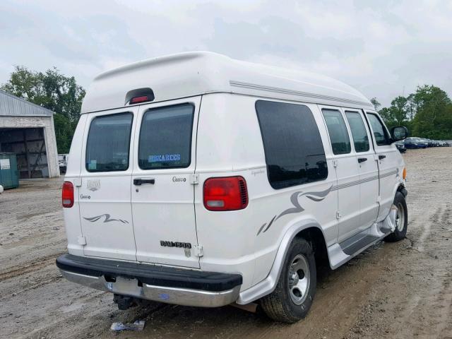 2B6HB11Y81K549084 - 2001 DODGE RAM VAN B1 WHITE photo 4