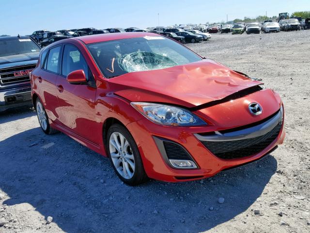 JM1BL1H58A1317915 - 2010 MAZDA 3 S RED photo 1