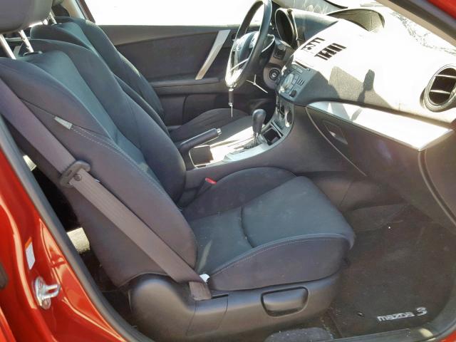 JM1BL1H58A1317915 - 2010 MAZDA 3 S RED photo 5