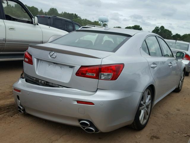 JTHBE262065004848 - 2006 LEXUS IS 350 SILVER photo 4