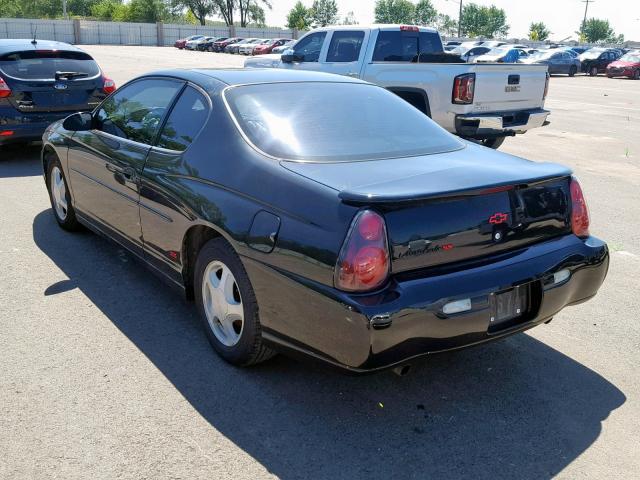 2G1WX12K749259650 - 2004 CHEVROLET MONTE CARL შავი ფოტო 3