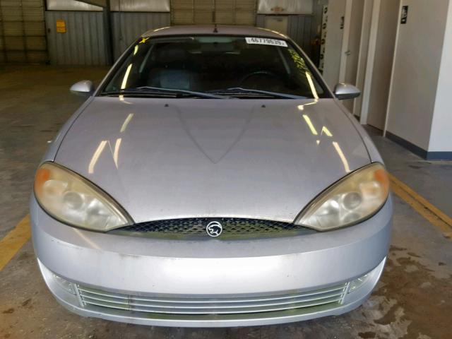 1ZWFT61L815614658 - 2001 MERCURY COUGAR V6 SILVER photo 9