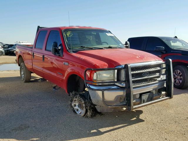 1FTSW31F42EC82595 - 2002 FORD F350 SRW S RED photo 1