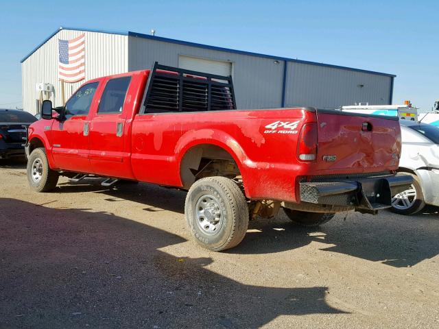 1FTSW31F42EC82595 - 2002 FORD F350 SRW S RED photo 3