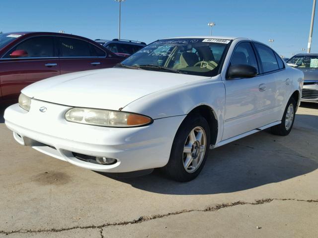 1G3NL52F33C262402 - 2003 OLDSMOBILE ALERO GL WHITE photo 2