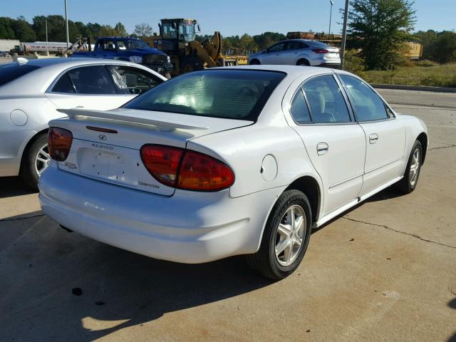 1G3NL52F33C262402 - 2003 OLDSMOBILE ALERO GL WHITE photo 4