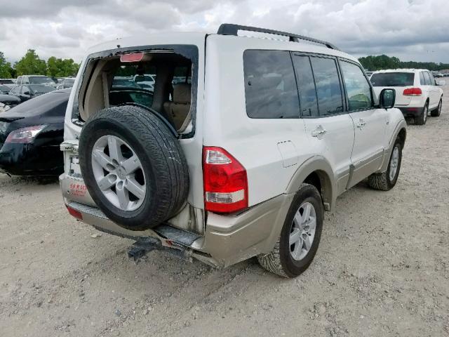 JA4MW51S05J002873 - 2005 MITSUBISHI MONTERO LI WHITE photo 4