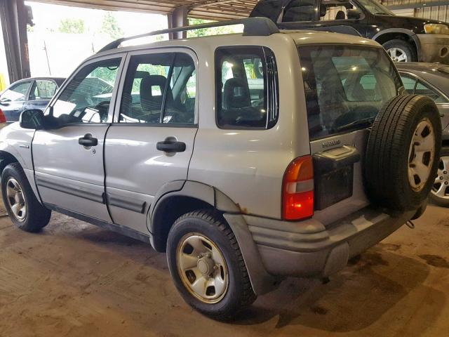 2S3TD62VX46101249 - 2004 SUZUKI VITARA LX SILVER photo 3