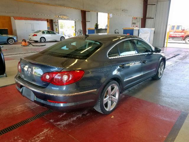 WVWHN7AN1BE731193 - 2011 VOLKSWAGEN CC LUXURY GRAY photo 4