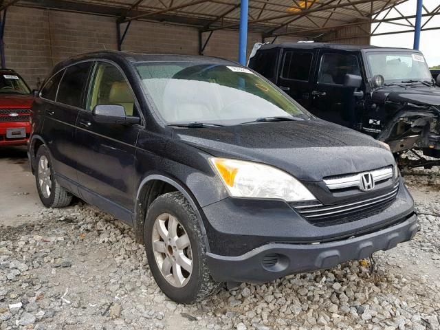 JHLRE48728C024654 - 2008 HONDA CR-V EXL BLACK photo 1