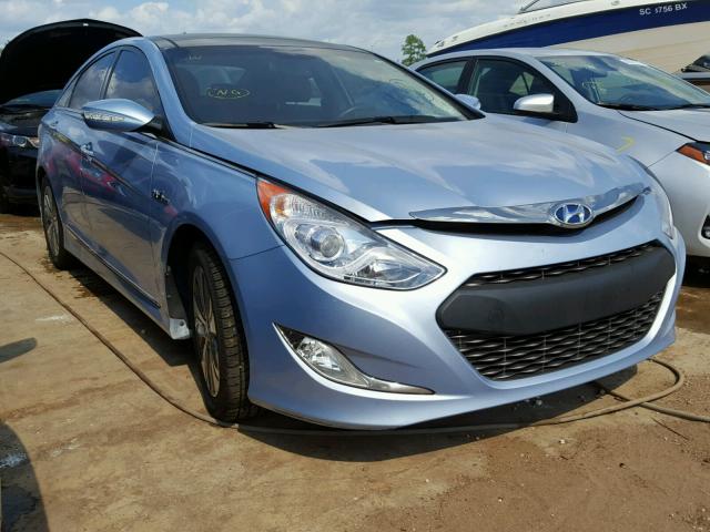 KMHEC4A49FA136115 - 2015 HYUNDAI SONATA HYB BLUE photo 1