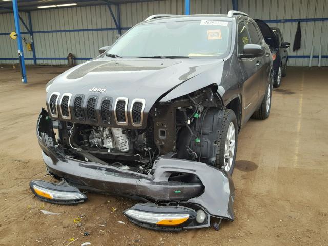 1C4PJMCB9GW320666 - 2016 JEEP CHEROKEE L CHARCOAL photo 2