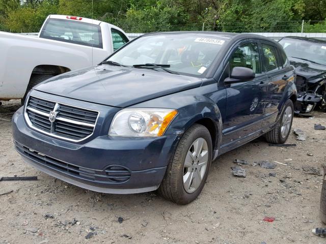 1B3HB48B27D408353 - 2007 DODGE CALIBER SX BLUE photo 2