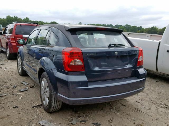 1B3HB48B27D408353 - 2007 DODGE CALIBER SX BLUE photo 3