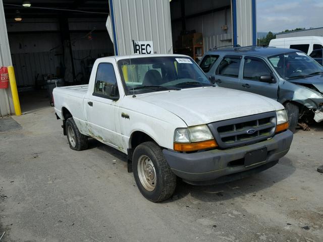 1FTYR10C8YTA87620 - 2000 FORD RANGER WHITE photo 1