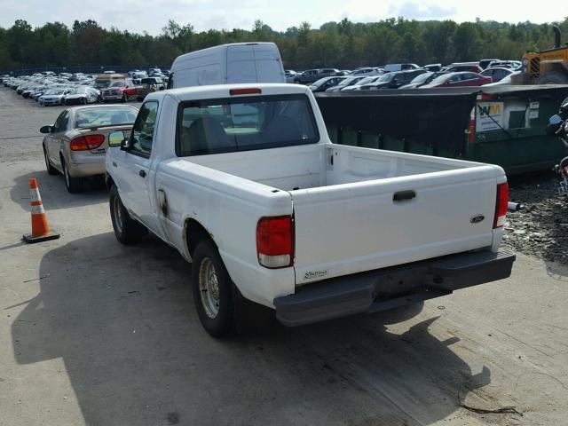 1FTYR10C8YTA87620 - 2000 FORD RANGER WHITE photo 3