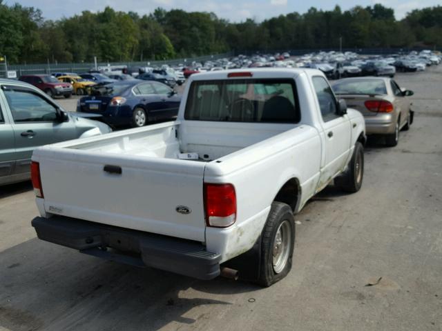 1FTYR10C8YTA87620 - 2000 FORD RANGER WHITE photo 4