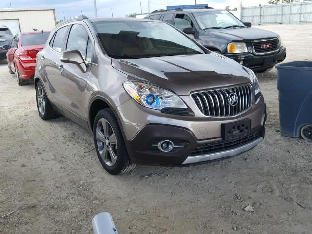 KL4CJDSBXEB571145 - 2014 BUICK ENCORE PRE BROWN photo 1