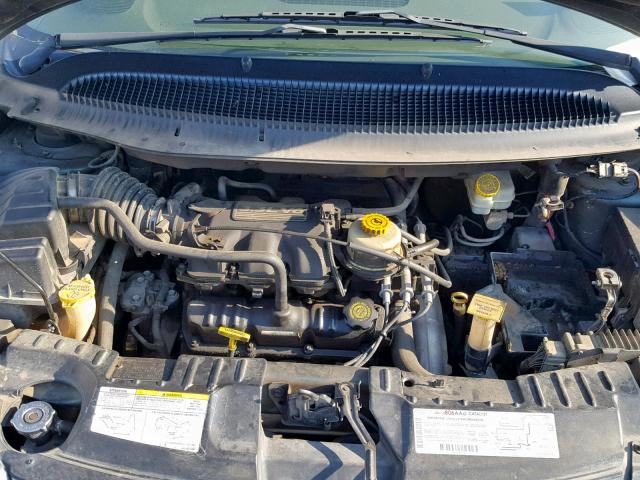 1B4GP25352B647927 - 2002 DODGE CARAVAN SE GREEN photo 7