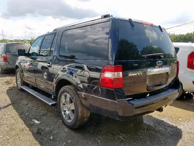 1FMJK2A58AEB21346 - 2010 FORD EXPEDITION BLUE photo 3