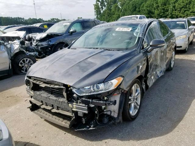 3FA6P0SUXFR281471 - 2015 FORD FUSION TIT GRAY photo 2