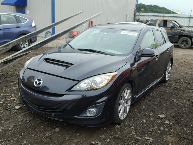 JM1BL1K31B1463923 - 2011 MAZDA SPEED 3 BLACK photo 2