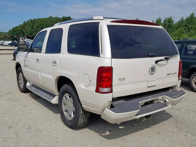 1GYEK63N05R211822 - 2005 CADILLAC ESCALADE L WHITE photo 3